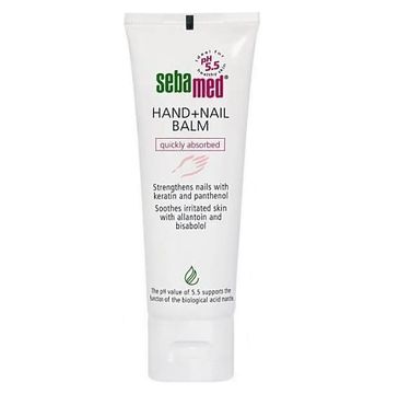 Sebamed Hand + Nail Balm Quickly Absorbed nawilżający balsam do dłoni i paznokci 10ml