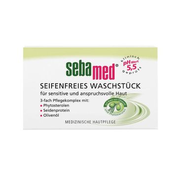Sebamed Seifenfreies Waschstück Olive bezalkaliczna oliwkowa kostka myjąca (150 g)