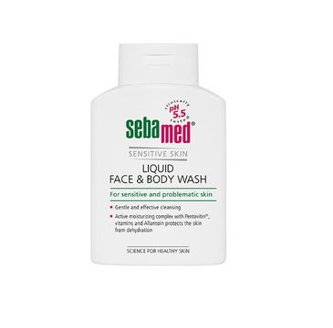 Sebamed Sensitive Skin Liquid Face & Body Wash bezalkaliczna emulsja do twarzy i ciala 20ml