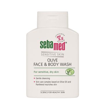 Sebamed Sensitive Skin Olive Face & Body Wash oliwkowa emulsja do mycia twarzy i ciała 200ml