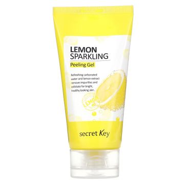 Secret Key Lemon Sparkling Peeling Gel odświeżający peeling do twarzy (120 ml)