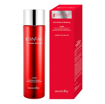 Secret Key Syn-Ake Anti Wrinkle & Whitening Toner rozjaśniający tonik przeciwzmarszczkowy (150 ml)