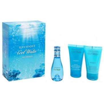 Davidoff Cool Water woda perfumowana 30 ml+balsam+żel