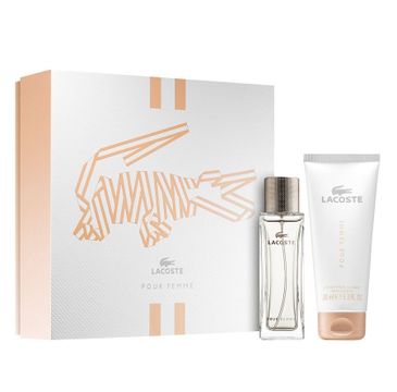 Lacoste – Pour Femme Woda perfumowana spray 50ml + Balsam do ciała 100ml (1 szt.)