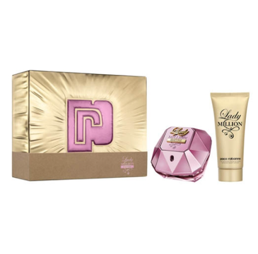 Paco Rabanne –  Zestaw Lady Million woda perfumowana 50ml+balsam do ciała 75ml  (1 szt.)