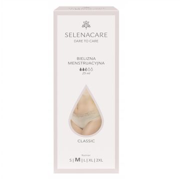 Selenacare Classic bielizna menstruacyjna Beżowa M (25 ml)