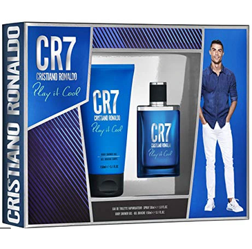 Cristiano Ronaldo Play it Cool Men – zestaw woda toaletowa (30ml) + żel pod prysznic  (150ml)