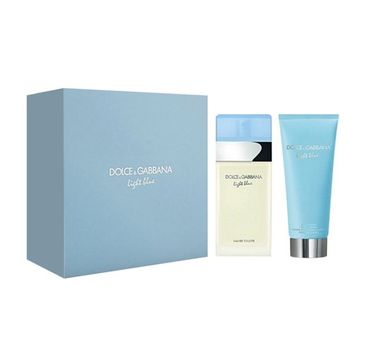 Dolce & Gabbana Light Blue Woman zestaw woda toaletowa spray 100ml + krem do ciała 100ml