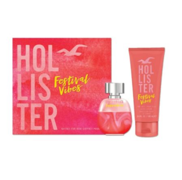 Hollister Festival Vibes For Her – zestaw woda perfumowana spray (50ml) + balsam do ciała (100ml)