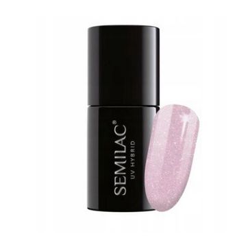 Semilac Basen Extend 5w1 805 Glitter Dirty Nude Rose – lakier hybrydowy (7 ml)