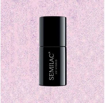 Semilac Base Extend 5w1 806 Glitter Delicate Pink – lakier hybrydowy (7 ml)