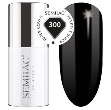 Semilac 300 Perfect Black – lakier hybrydowy (7 ml)