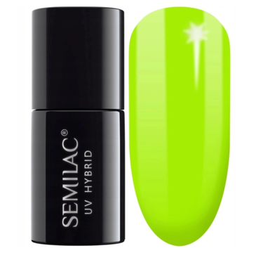 Semilac Lakier hybrydowy 564 Neon Lime (7 ml)