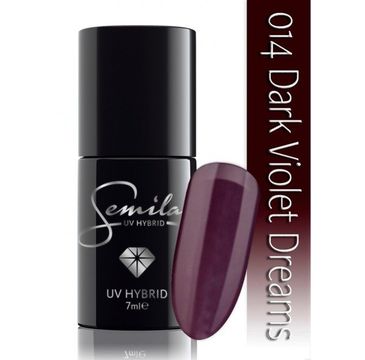 Semilac lakier hybrydowy 014 Dark Violet Dreams 7 ml