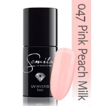 Semilac lakier hybrydowy 047 Pink Peach Milk 7 ml
