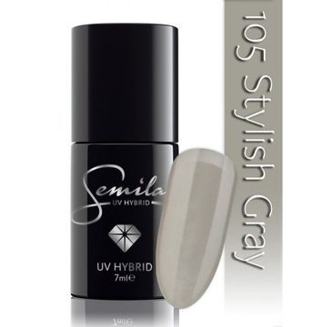 Semilac lakier hybrydowy 105 Stylish Gray 7 ml