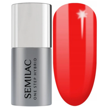 Semilac One Step lakier hybrydowy S530 Scarlet (5 ml)