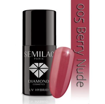 Semilac UV Hybrid lakier hybrydowy 005 Berry Nude 7ml
