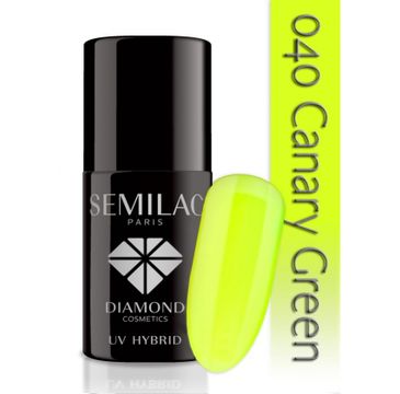 Semilac UV Hybrid lakier hybrydowy 040 Canary Green 7ml
