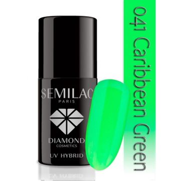 Semilac UV Hybrid lakier hybrydowy 041 Caribbean Green 7ml