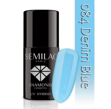 Semilac UV Hybrid lakier hybrydowy 084 Denim Blue 7ml