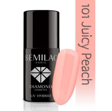 Semilac UV Hybrid lakier hybrydowy 101 Juicy Peach 7ml
