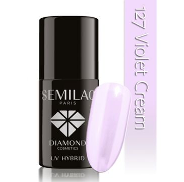 Semilac UV Hybrid lakier hybrydowy 127 Violet Cream 7ml