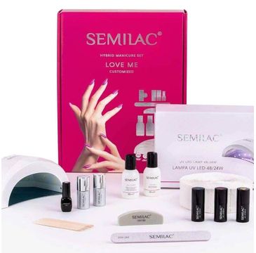 Semilac – Zestaw do manicure hybrydowego Love Me (1 szt.)