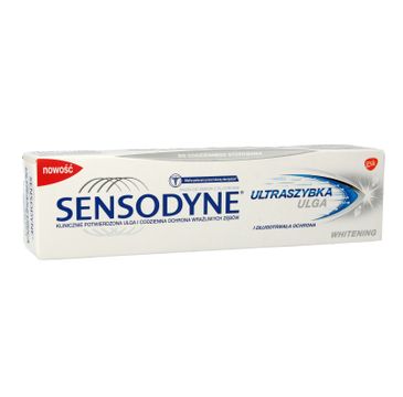 Sensodyne Ultraszybka Ulga Whitening pasta do zębów wrażliwych 75 ml