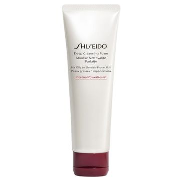 Shiseido Deep Cleansing Foam głęboko oczyszczająca pianka do cery tłustej i skłonnej do niedoskonałości (125 ml)