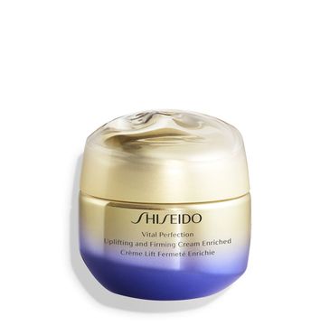 Shiseido Vital Perfection Uplifting And Firming Cream Enriched bogaty liftingujący krem do twarzy (75 ml)