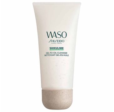 Shiseido Waso Shikulime Gel-to-Oil Cleanser hybrydowy żel do demakijażu i mycia twarzy (125 ml)
