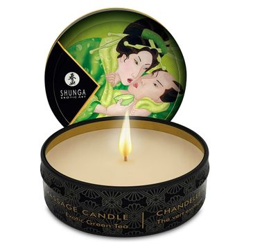 Shunga Excitation Massage Candle świeca do masażu Exotic Green Tea (30 ml)
