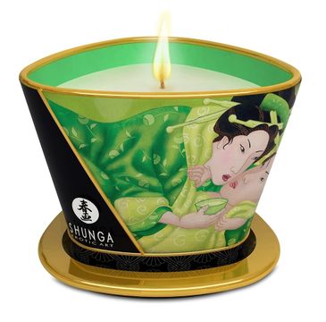 Shunga Massage Candle świeca do masażu Green Tea (170 ml)