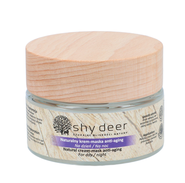 Shy Deer Natural Cream naturalny krem-maska anti-aging (50 ml)