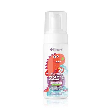 Silcare Bubble Gum Washing Foam pianka do mycia dla dzieci Tyranożarł (200 ml)