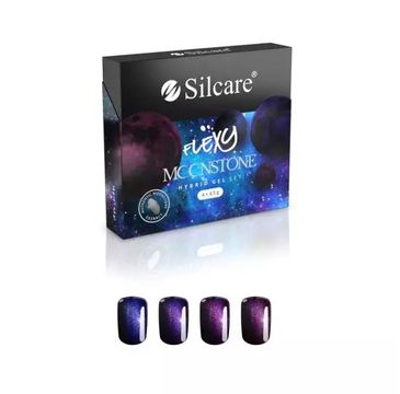 Silcare Flexy Moonstone Hybrid Gel zestaw do stylizacji paznokci (4 x 4.5 g)