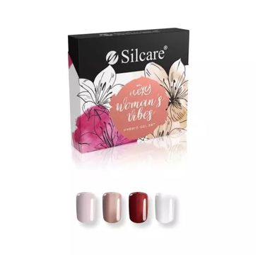 Silcare Flexy Woman's Vibes Hybrid Gel zestaw do stylizacji paznokci (4 x 4.5 g)