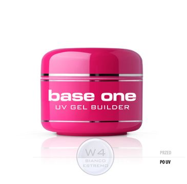 Silcare Gel Base One Bianco Estremo W4 żel budujący do paznokci 15g