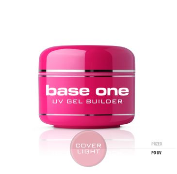 Silcare Gel Base One Cover Light maskujący żel UV do paznokci 15g