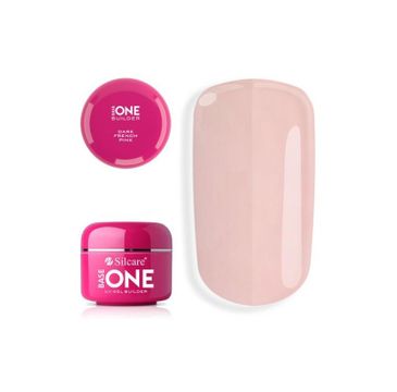 Silcare Gel Base One French Pink Dark żel budujący do paznokci (15 g)