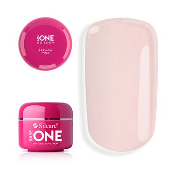 Silcare Gel Base One żel budujący do paznokci French Pink 15g