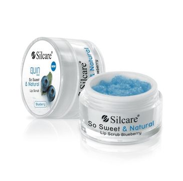 Silcare Quin So Sweet & Natural Lip Scrub peeling do ust Bluberry (15 g)