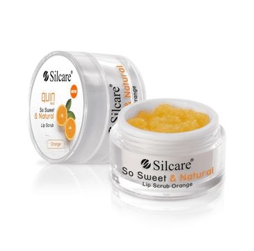 Silcare Quin So Sweet & Natural Lip Scrub peeling do ust Orange (15 g)
