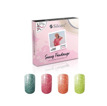 Silcare Sunny Fandango zestaw lakierów hybrydowych (4 x 4.5 g)