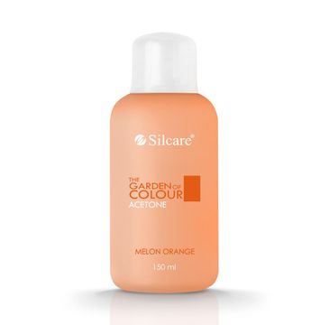 Silcare The Garden of Colour Acetone aceton do usuwania żelowych lakierów hybrydowych Melon Orange 150ml