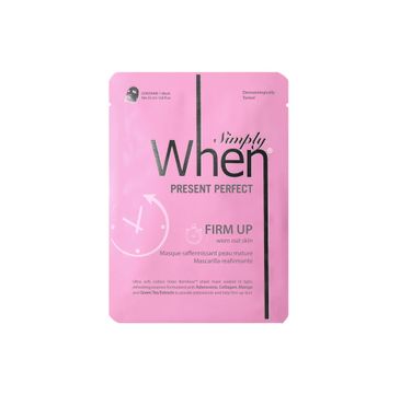 Simply When Present Perfect Firm Up Sheet Mask ujędrniająca maska do twarzy 23ml