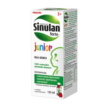 Sinulan Forte Junior syrop wspomagający odporność dla dzieci suplement diety (120 ml)