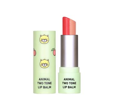 Skin79 Animal Two-Tone Lip Balm balsam do ust w sztyfcie Peach Cat (3.8 g)