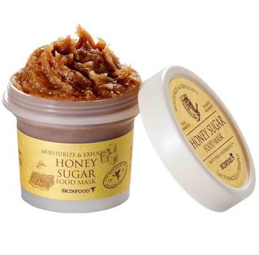 SkinFood Honey Sugar Food Mask wielozadaniowa maseczka złuszczająca z ekstraktem z propolisu (120 g)